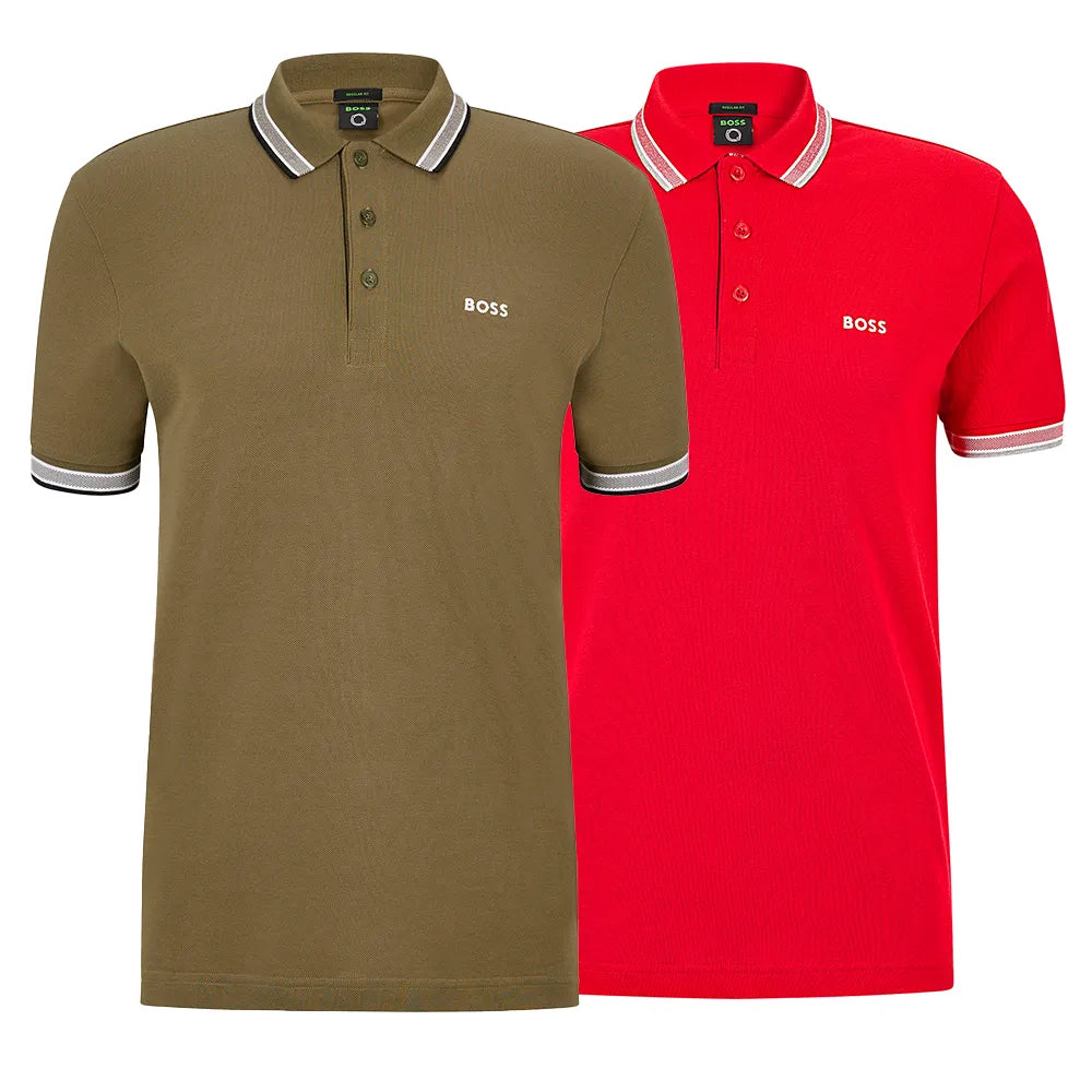 [KAUFEN SIE 1 ERHALTEN SIE 2] Kit 2 H. Boss Poloshirts